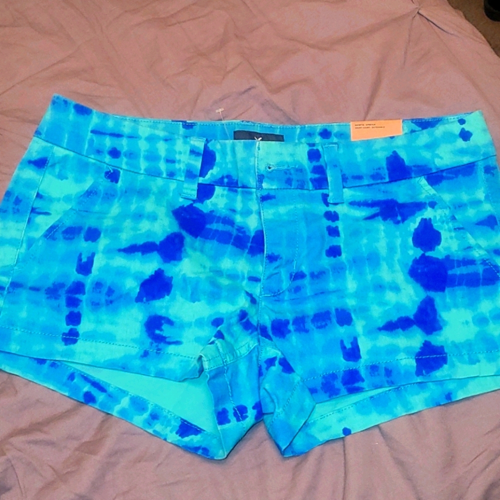 Tie dye shorts